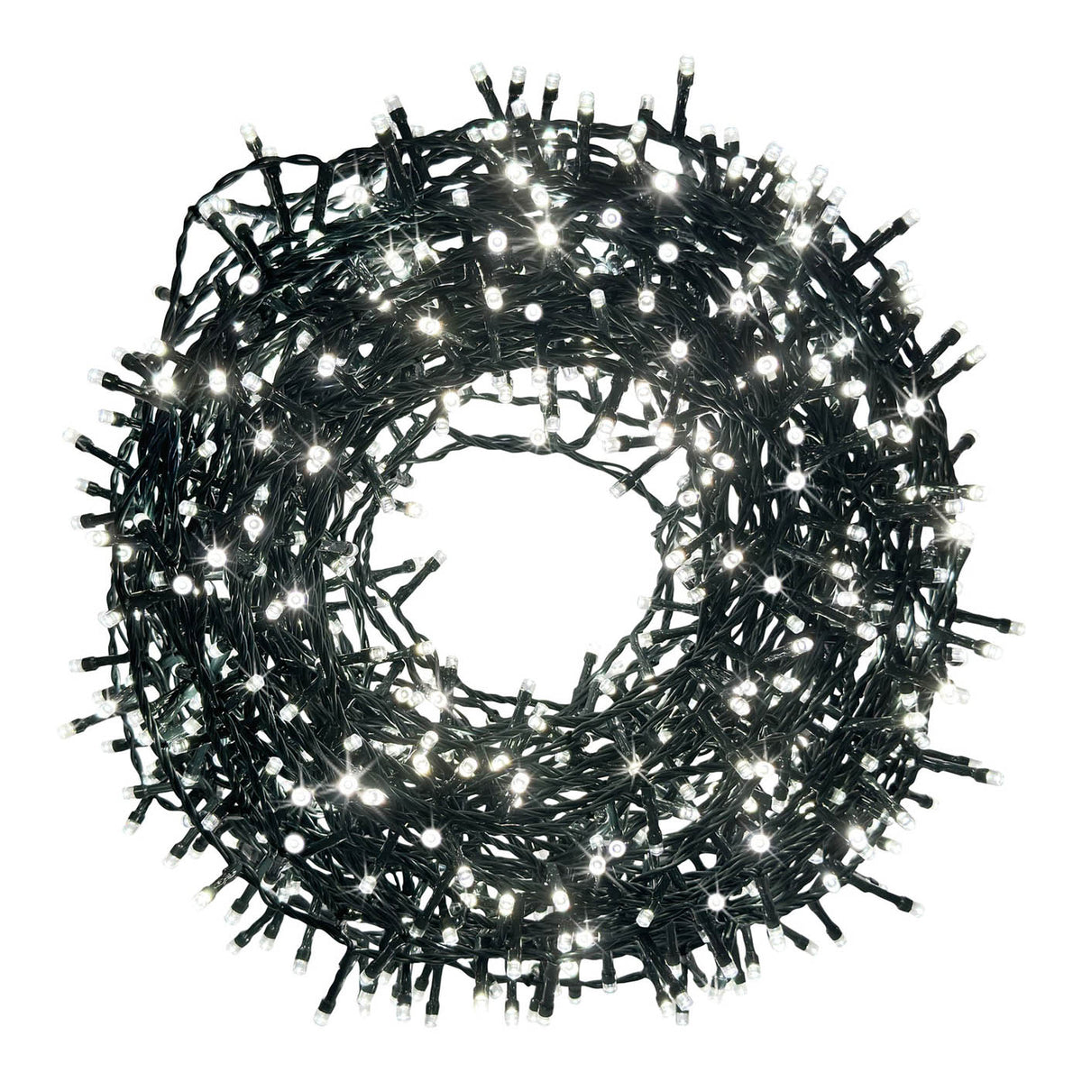 LED Christmas String Lights 720 Ice White Timer Indoor  Decoration - Image 1
