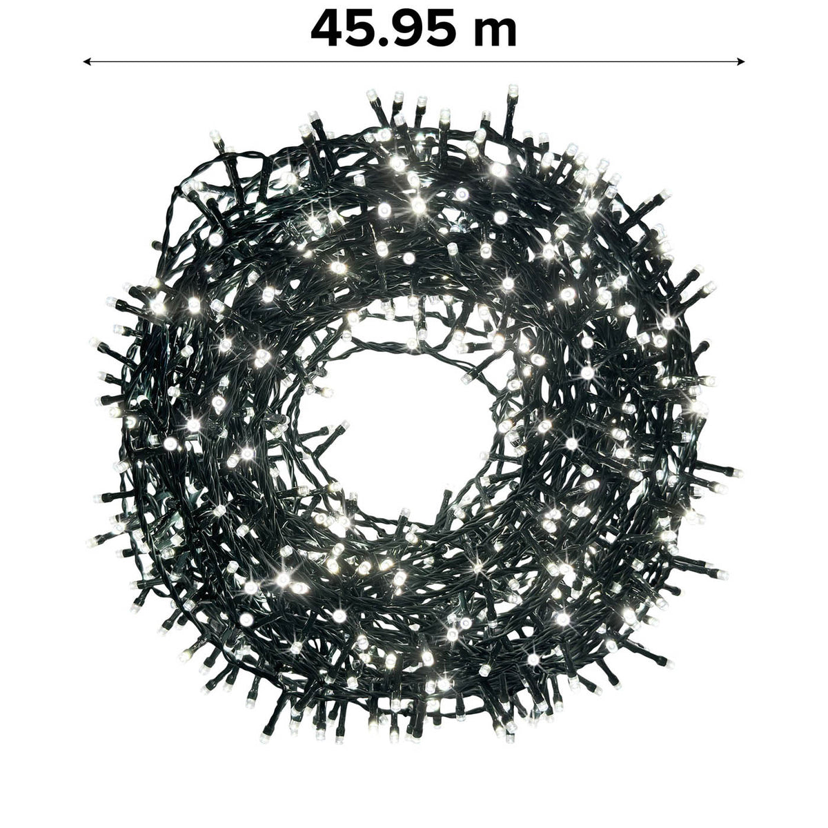LED Christmas String Lights 720 Ice White Timer Indoor  Decoration - Image 3