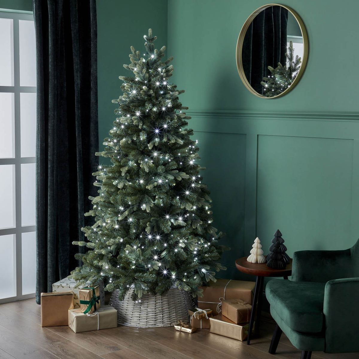 LED Christmas String Lights 720 Ice White Timer Indoor  Decoration - Image 8