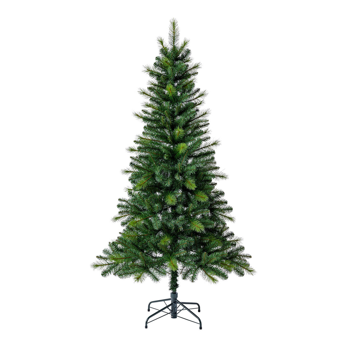 984 Artificial Christmas Tree 6ft Full Green Natural Effect Hooked Branches - Image 3