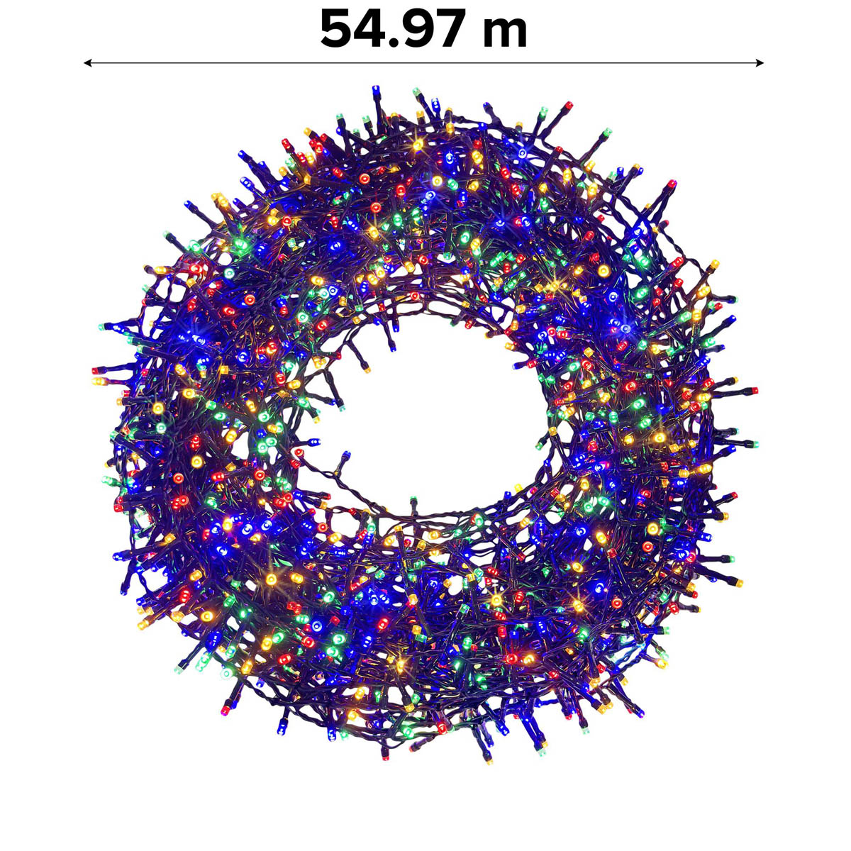 Christmas String Lights 1500 LED Multicolour 8 Functions Indoor  44.9m - Image 3