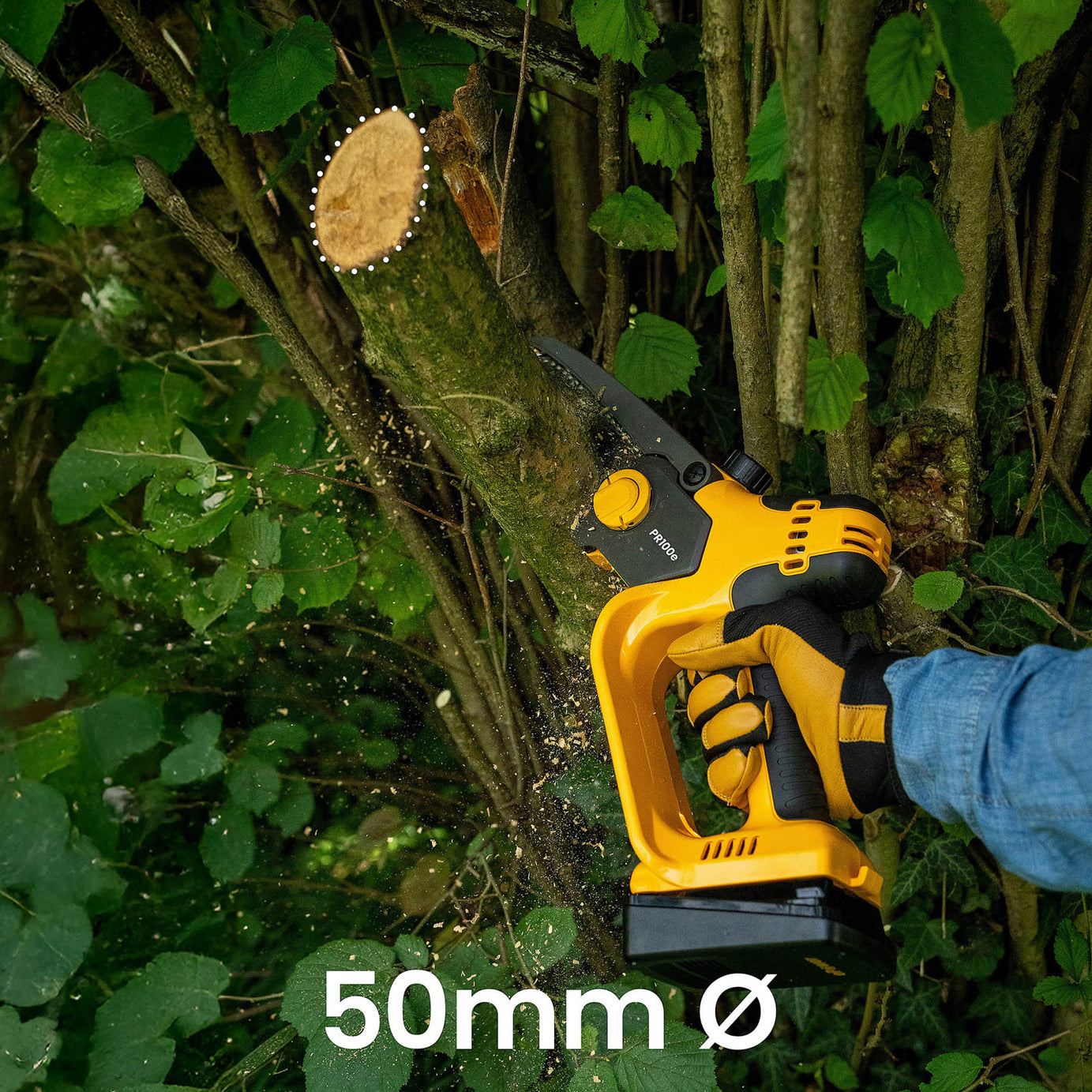 Stiga Cordless Pruning Chainsaw PR100e 20V 2Ah Li-Ion 120mm Garden Saw - Image 4
