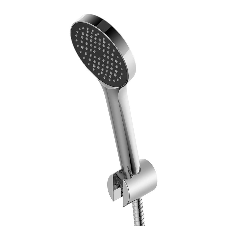 Bath Filler Tap Mixer Shower Handheld Chrome Double Lever Single Spray Pattern - Image 6
