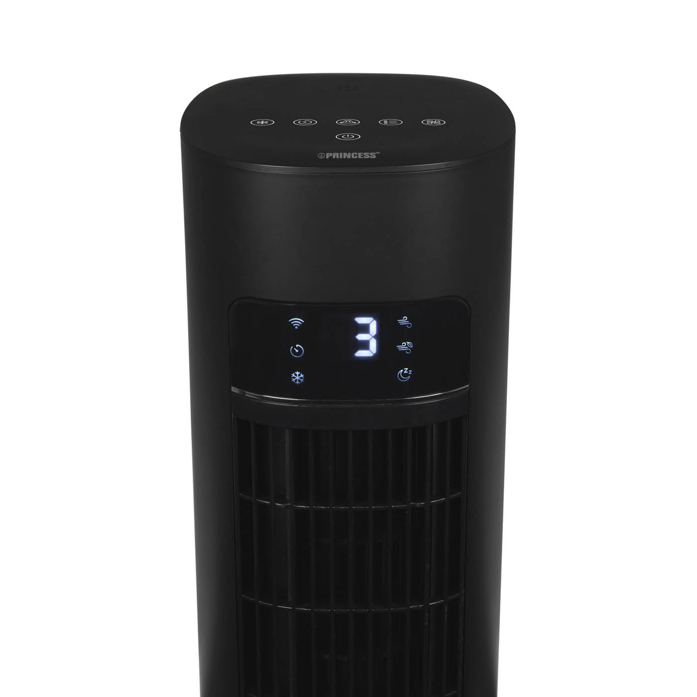 Princess Air Cooler Smart Tower Black Remote Controlled Oscillating Timer 3L - Image 5