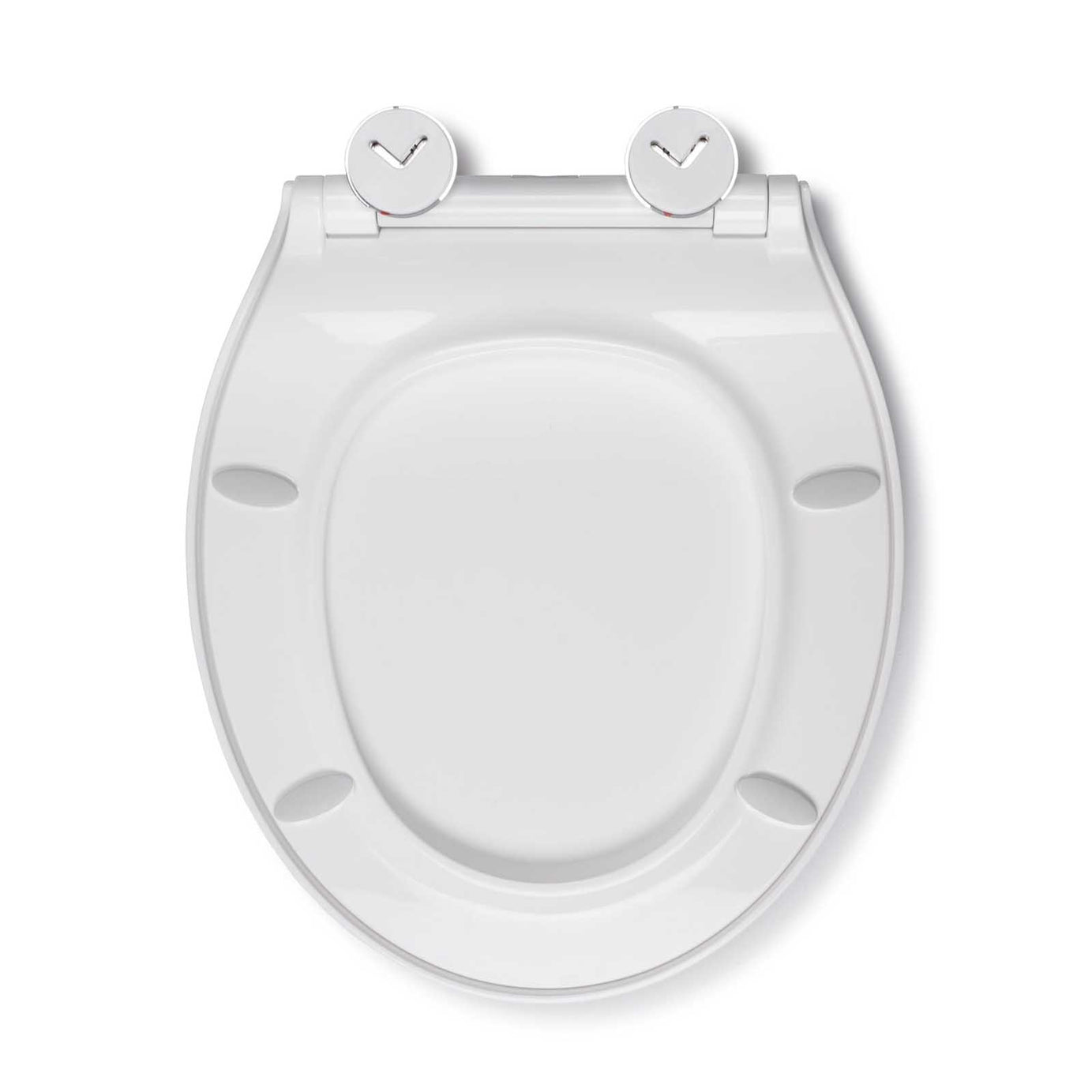 Croydex Toilet Seat White Standard Slim Soft Close Bathroom WC Heavy Duty - Image 4