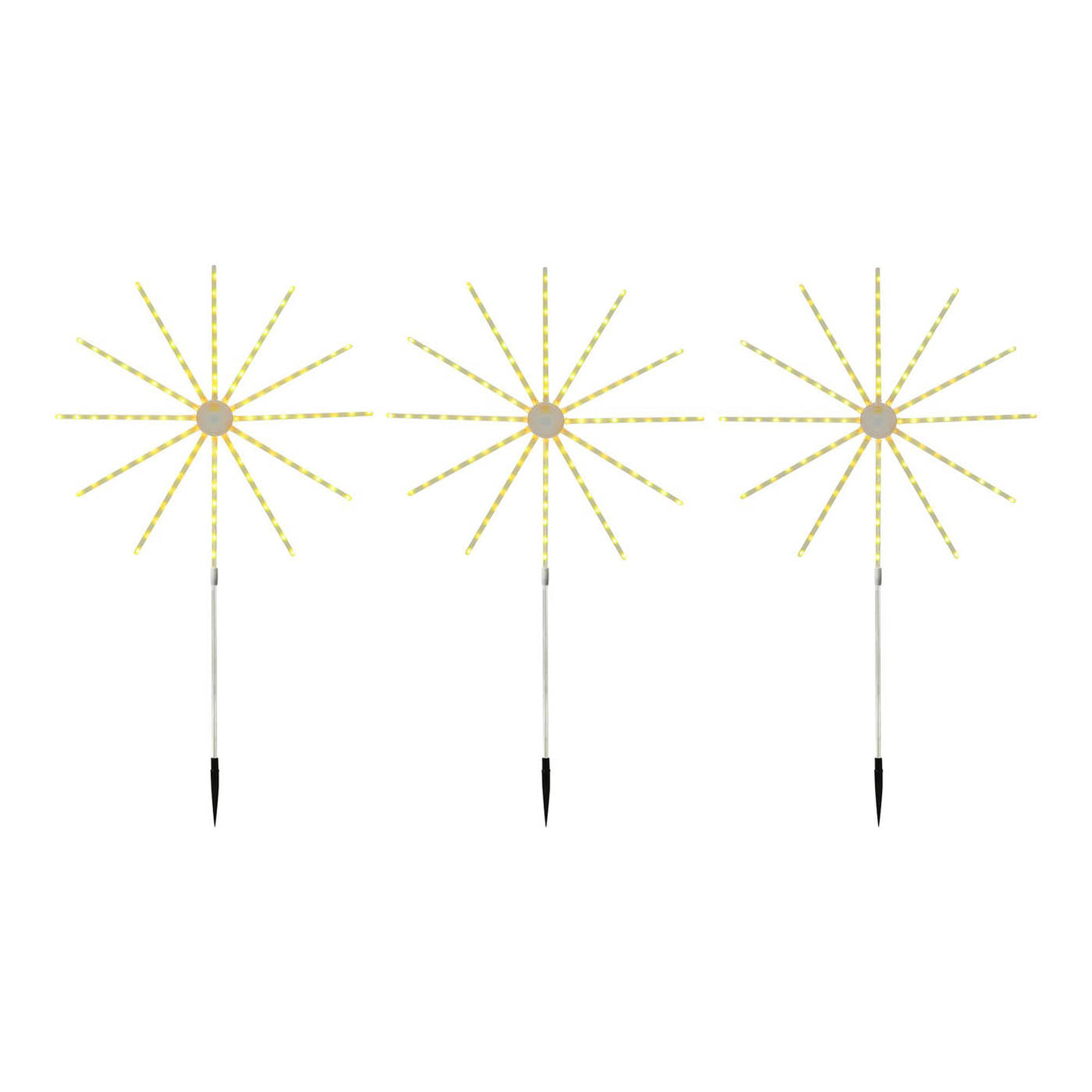 LED Garden Light Path Firework Multicolour With Timer (H)860mm Pack of 3 Lights - Image 3