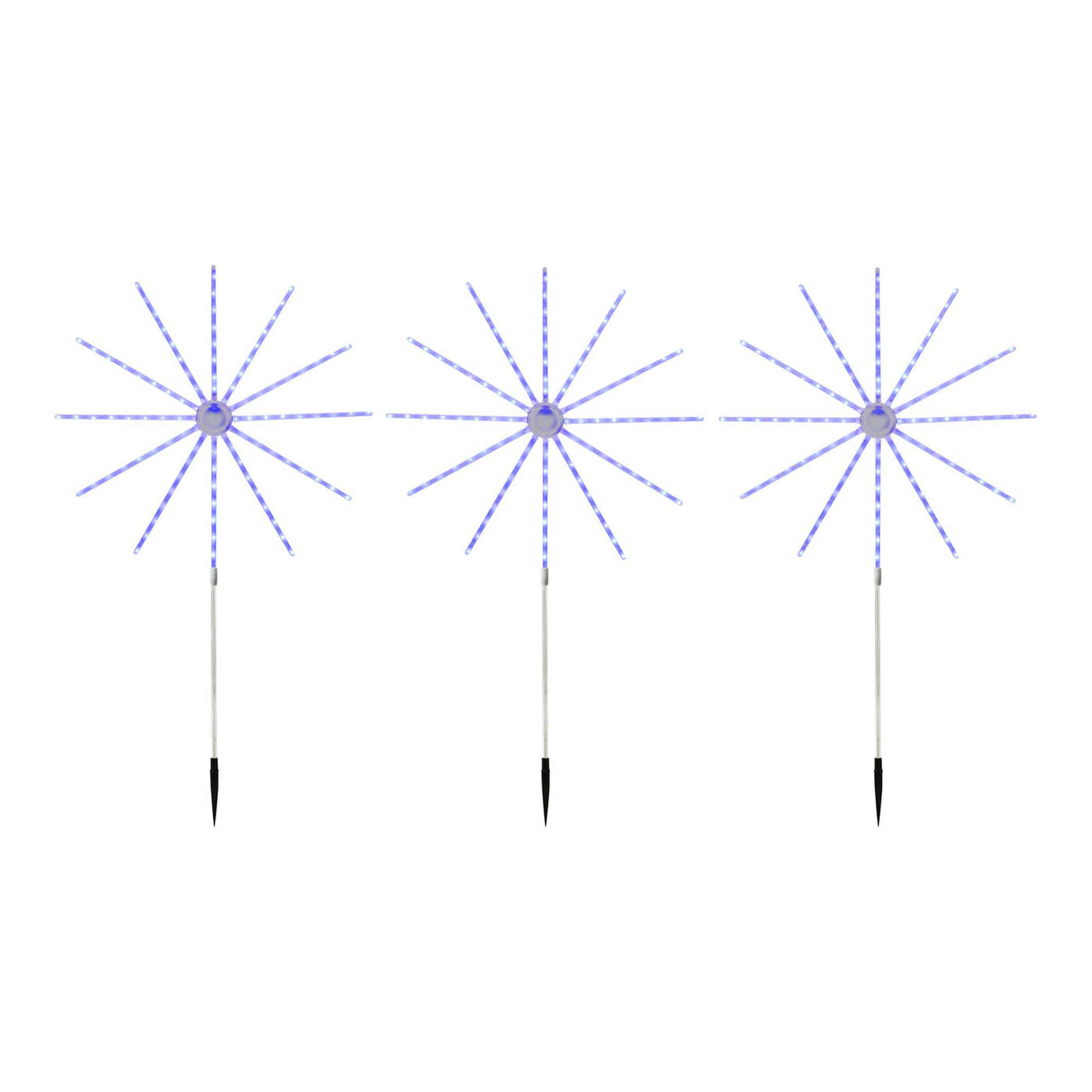 LED Garden Light Path Firework Multicolour With Timer (H)860mm Pack of 3 Lights - Image 6
