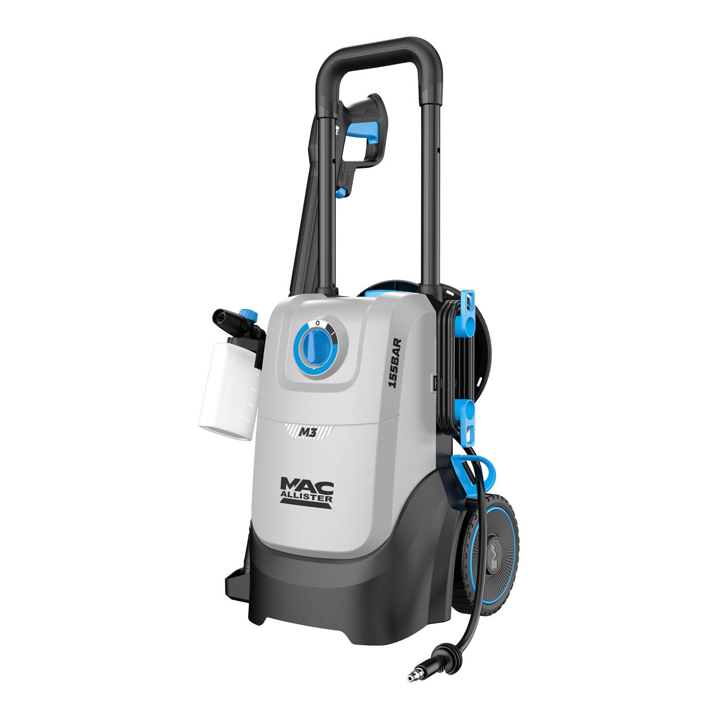 Mac Allister High Pressure Washer Jet M3 Corded Electric Powerful 155bar 2.2kW - Image 1