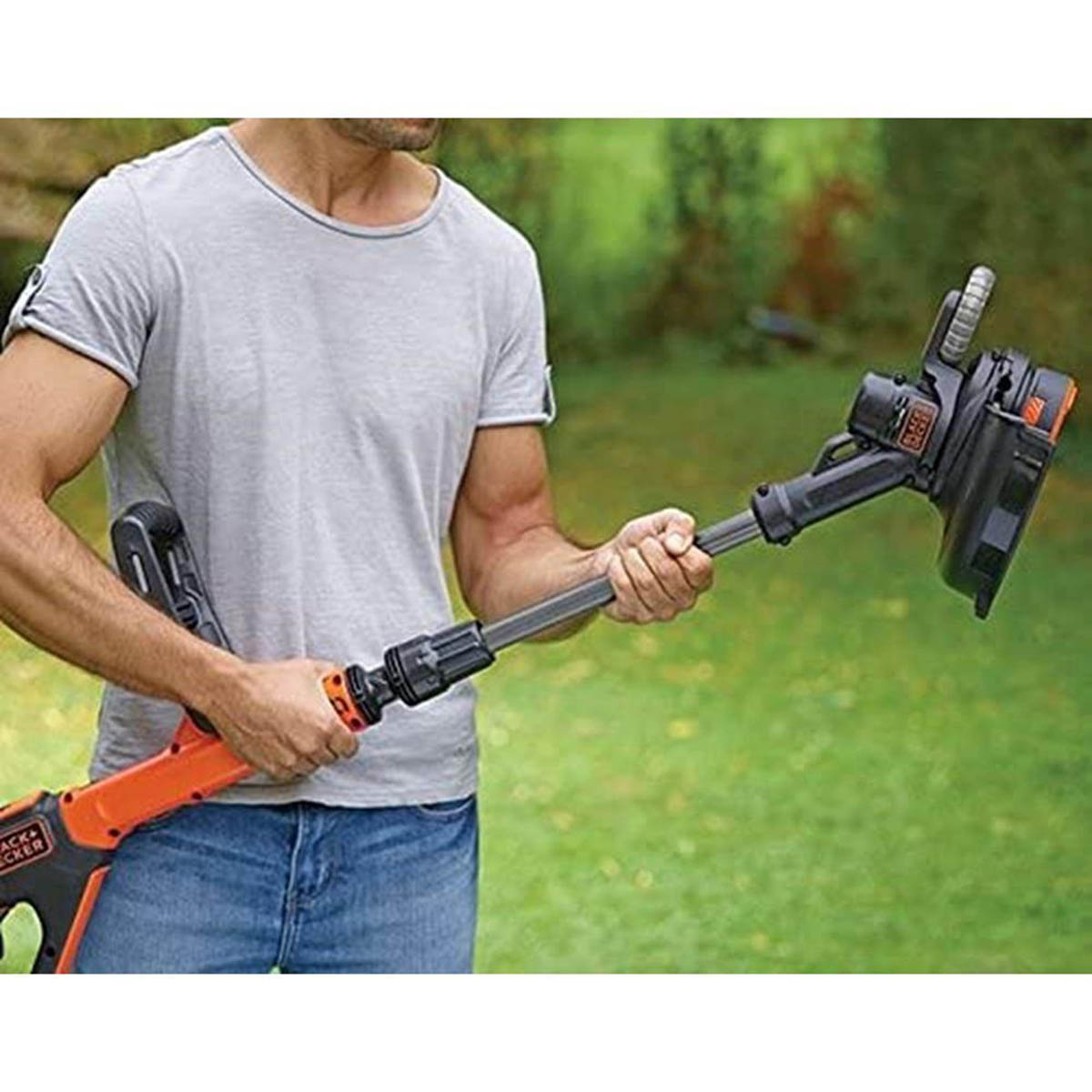 Black & Decker Grass Trimmer Cordless 28cm KS501 STC1820PC-GB 18V 2.0Ah Li-Ion - Image 5