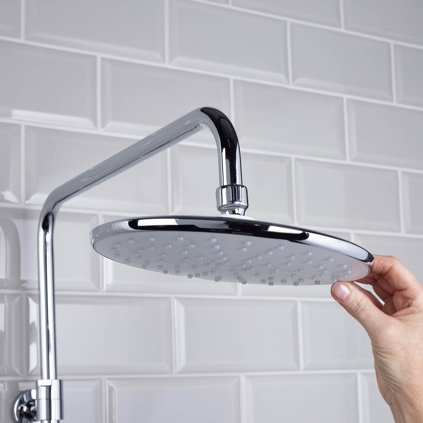 Bristan Buzz Chrome effect Rear fed Thermostatic Mixer Shower with 2 heads - Image 4