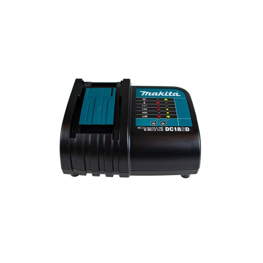 Makita Battery Charger DC18SD 14.4-18V LXT Li-Ion Memory Chip Compact Portable - Image 2