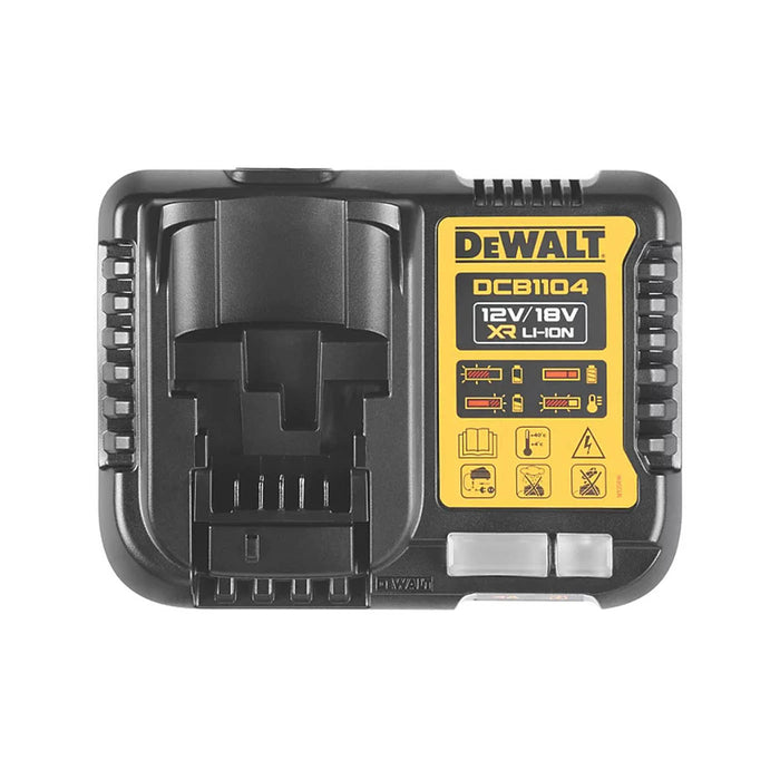 Dewalt Battery Charger DCB1104 Powertool 12/18V Li-Ion XR LED Light Compact - Image 1