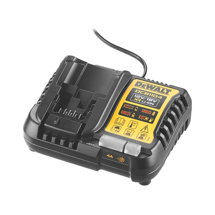 Dewalt Battery Charger DCB1104 Powertool 12/18V Li-Ion XR LED Light Compact - Image 2