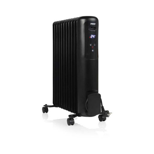 Princess Oil Filled Radiator Electric Black Smart Portable Heater 11 Fins 2000W - Image 1