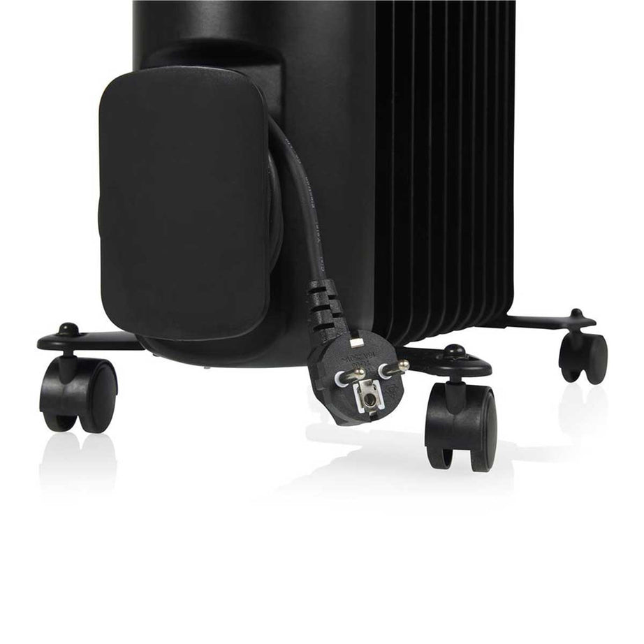 Princess Oil Filled Radiator Electric Black Smart Portable Heater 11 Fins 2000W - Image 2