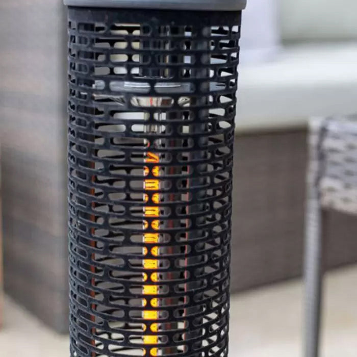 La Hacienda Tower Heater Electric Portable IP54 Handle Outdoor Patio 65cm 1200W - Image 3