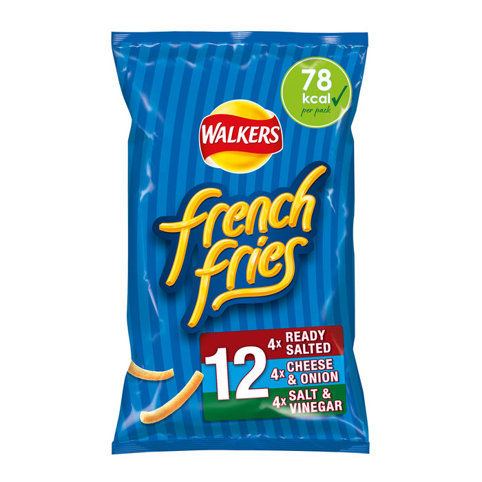 Walkers Crisps French Fries Salt Onion Snacks Mix of 16 x 12 Bags - Image 2