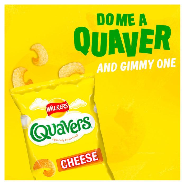 Walkers  Quavers Crisps Cheese Flavour Multipack Snacks 15 x 12 Bags - Image 2