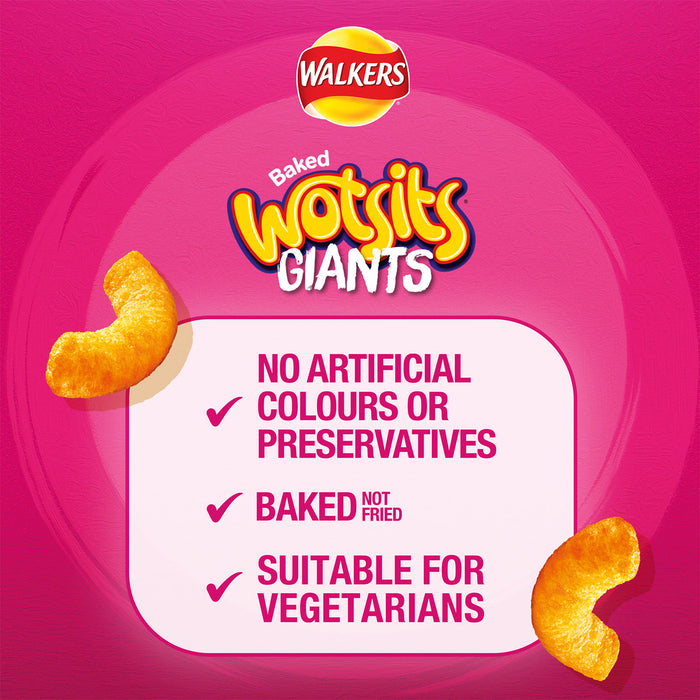 Walkers Crisps Wotsits Giants Prawn Cocktail Snacks Sharing 9 x 105g - Image 4