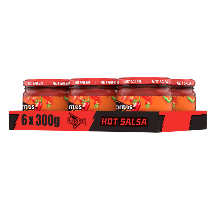 Doritos Crisps Nacho Dip Hot Salsa Tortilla Snack Sauce 6 x 300g - Image 3