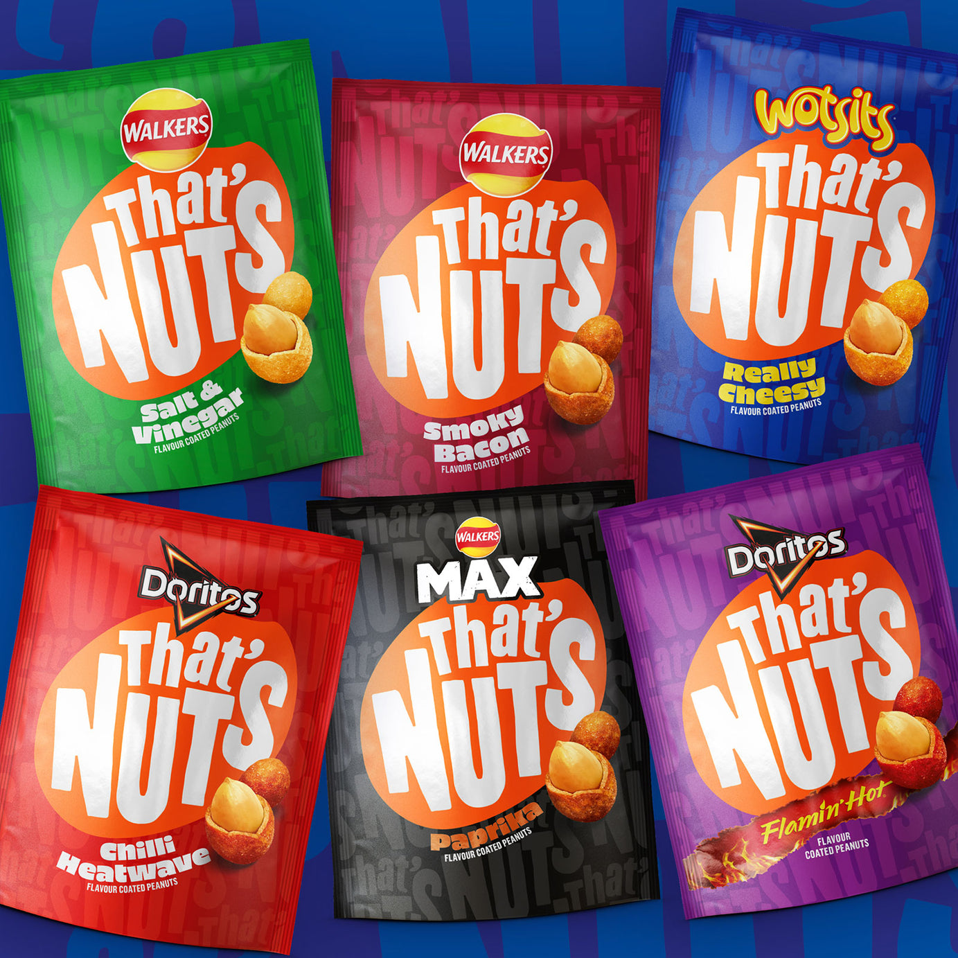Thats Nuts Wotsits Really Cheesy Sharing Coated Peanuts 8 x 160g - Image 5