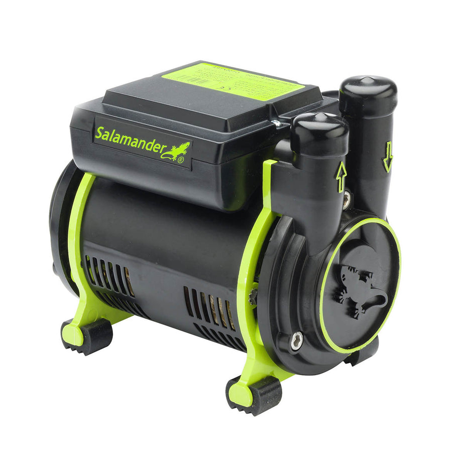 Salamander Shower Pump 1.5bar CT55XTRA Single Booster Black Positive Head - Image 1