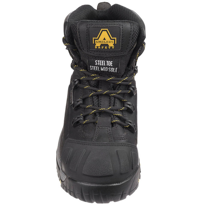 Amblers Safety Boots Womens Standard Fit Black Waterproof Shoes Steel Toe Size 3 - Image 2