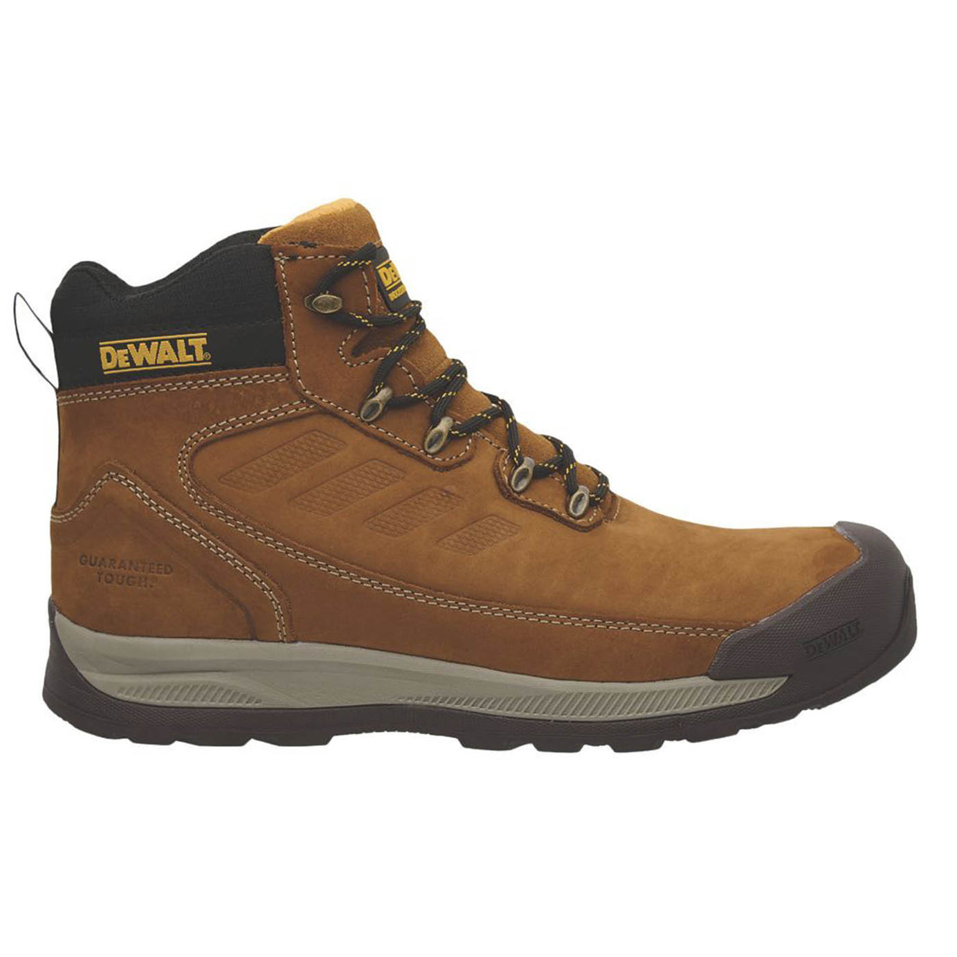 DeWalt Safety Boots Mens Standard Fit Brown Leather Steel Toe Cap Size 11 - Image 2