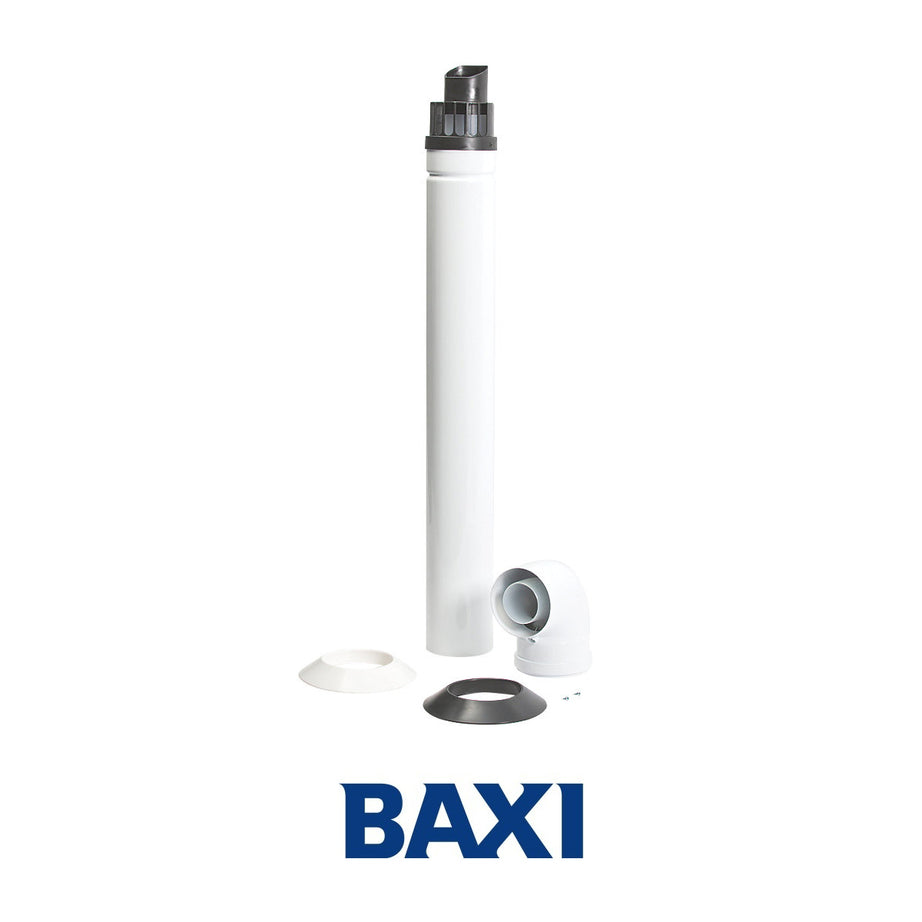 Baxi Flue Kit Multifit Standard Horizontal Including In Line Elbow - Image 2