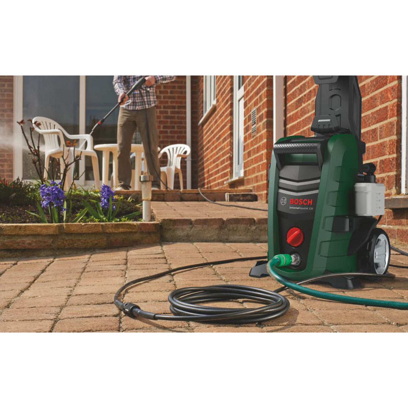 Bosch Extension Hose Black High Pressure Push Fit Connection 9.5mm x 6m - Image 3