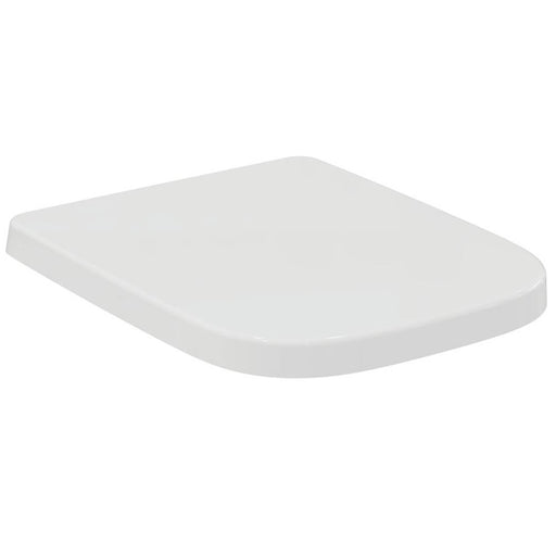 Toilet Seat And Cover White Soft Close Quick Release Duraplast Square Bathroom - Image 1