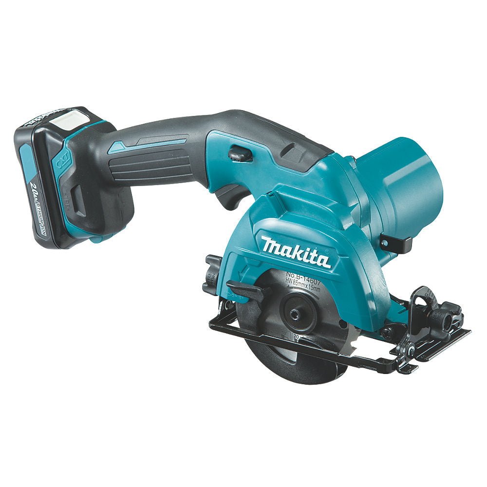 Makita Circular Saw Cordless 12V 2x2.0Ah Li-Ion HS301DWAE Compact 85mm Ergonomic - Image 1