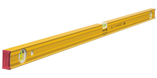 Stabila Spirit Level Rectangular Yellow Aluminium 80-AS-2 3 Vials 120cm - Image 1