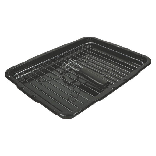 Electruepart Grill Pan Assembly ELE065 Oven Complete Griddle Handle Black - Image 1