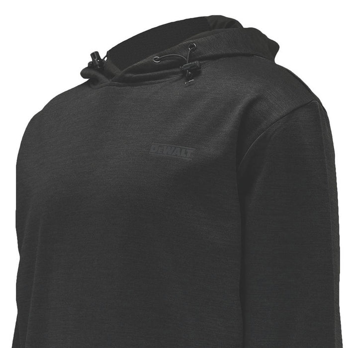 DeWalt Mens Work Sweatshirt Hooded Black Lightweight Medium 38-40" Chest - Image 4