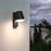 Outdoor Wall Light With PIR Sensor Black Modern Conical-Shaped Shade Patio - Image 2