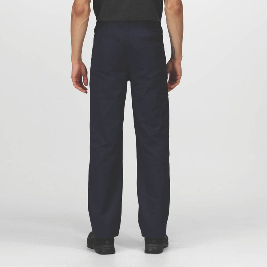 Regatta Work Trousers 5 Pockets Navy Water Repellent Hardwearing 30" W 29" L - Image 4
