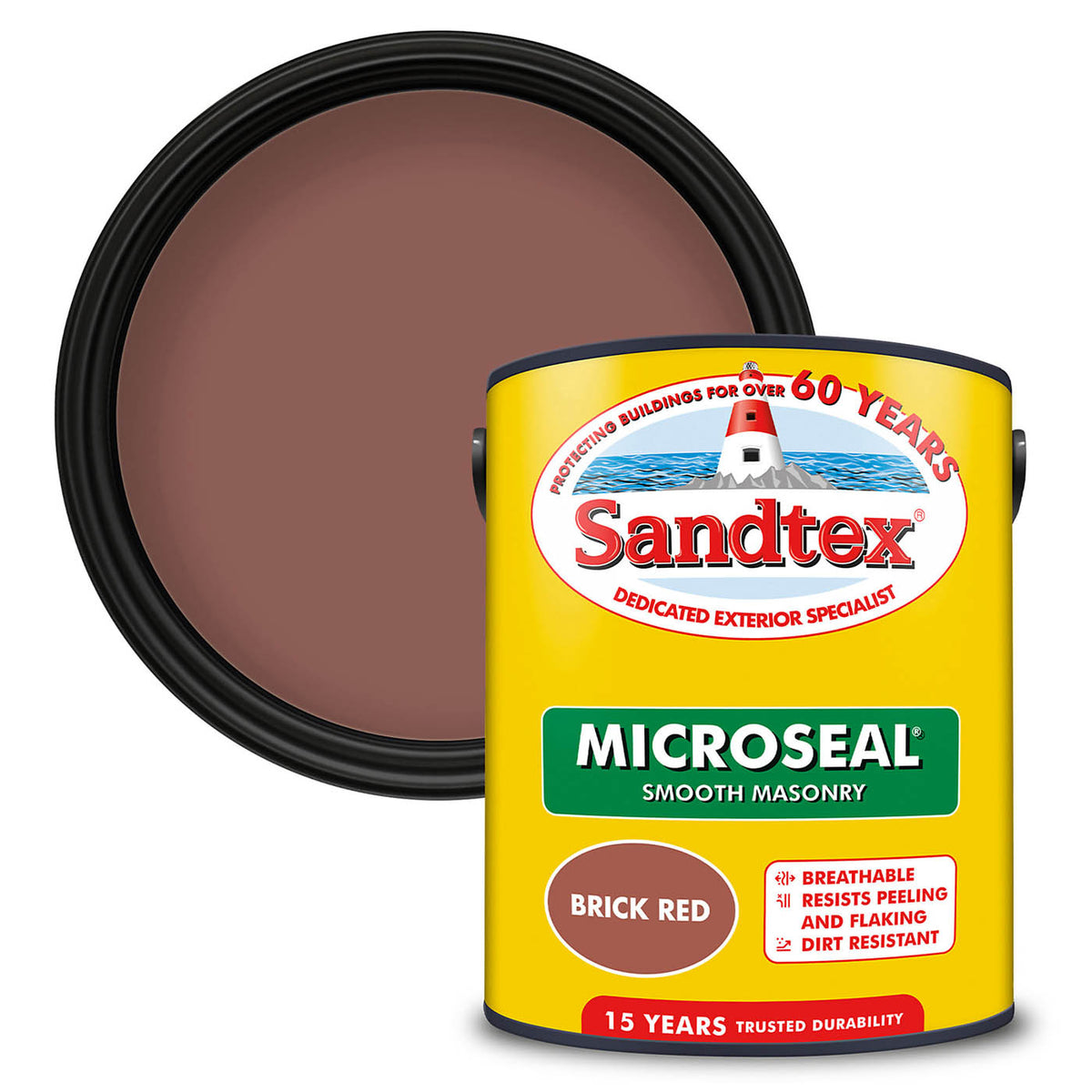 SAN MICRO ULTRA SMOOTH MAS PAINT BRICK RED 5L - Image 7