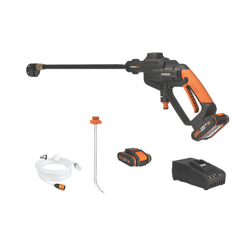 Worx Pressure Washer Cordless 20V 2x2.0Ah Li-Ion Hydroshot Jet Wash Garden Car - Image 1