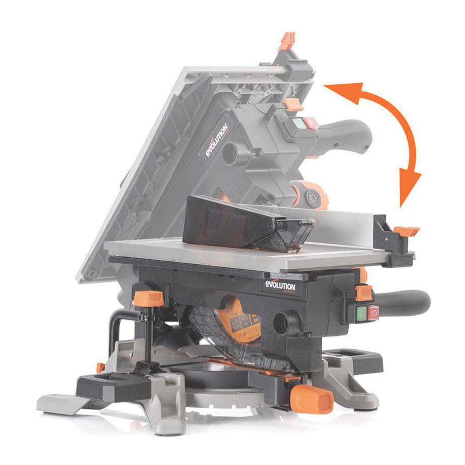 Evolution Table Mitre Saw Electric R210MTSG2 210mm Single Bevel Heavy Duty 1500W - Image 3