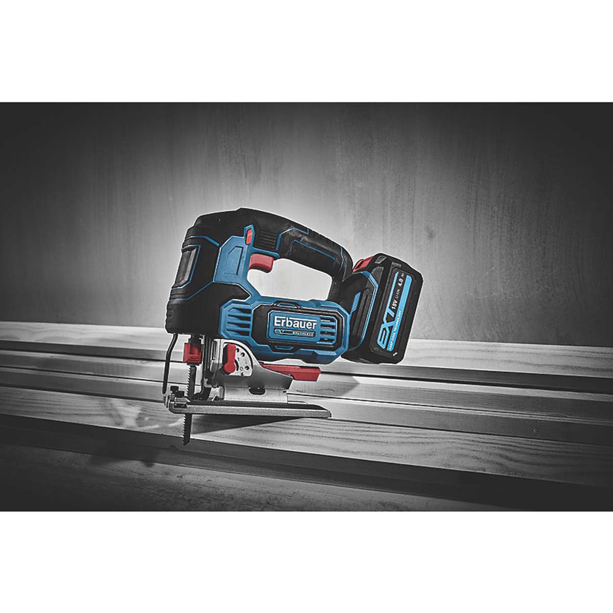 Erbauer Cordless Jigsaw EJS18-LI Brushless 4-Stage Action 18V 4.0Ah Li-Ion - Image 3