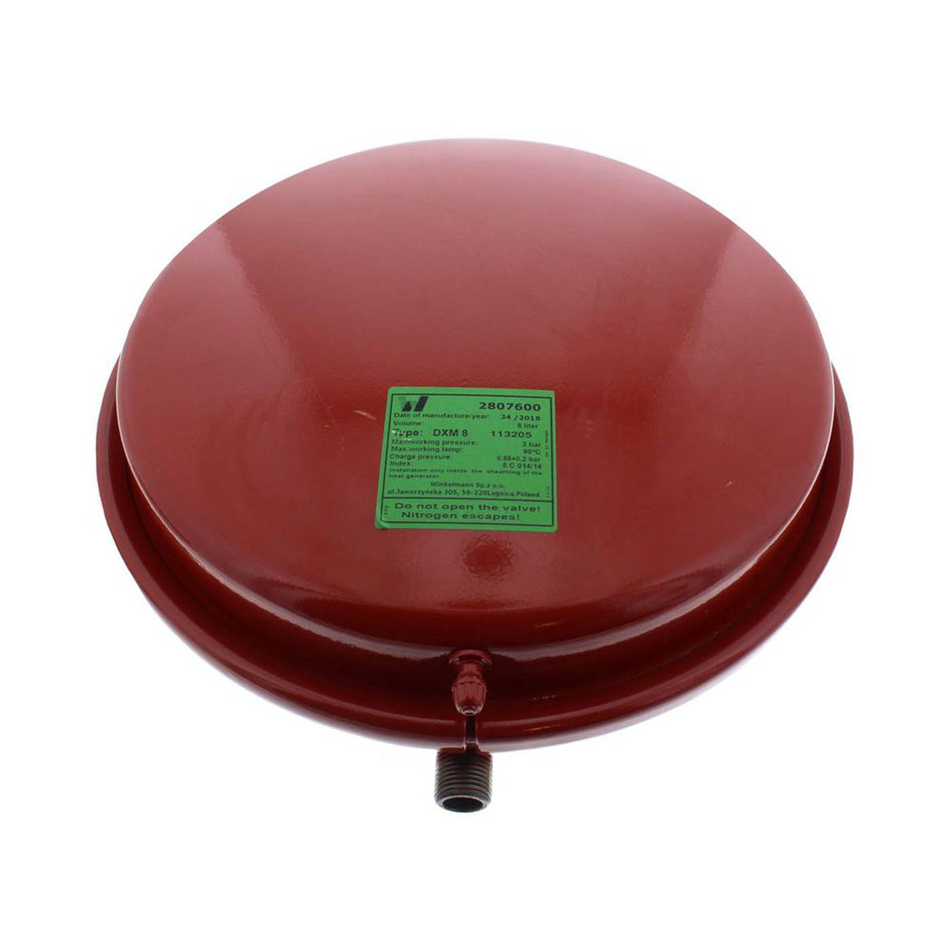 Ideal Heating Expansion Vessel Kit 113205 8Ltr S/S Domestic Boiler Spare Part - Image 2