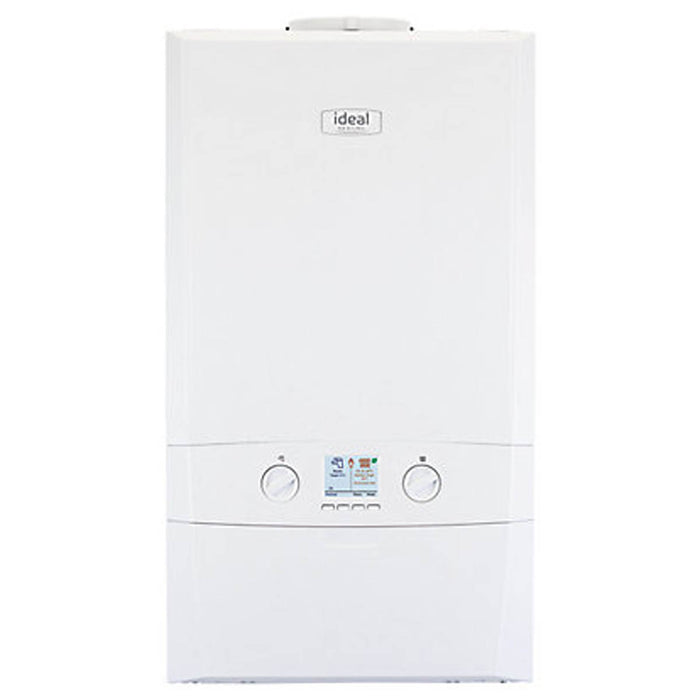 Ideal Heating Combi Boiler Gas LogicMaxCombiC24 White Compact Indoor 24.2kW - Image 2