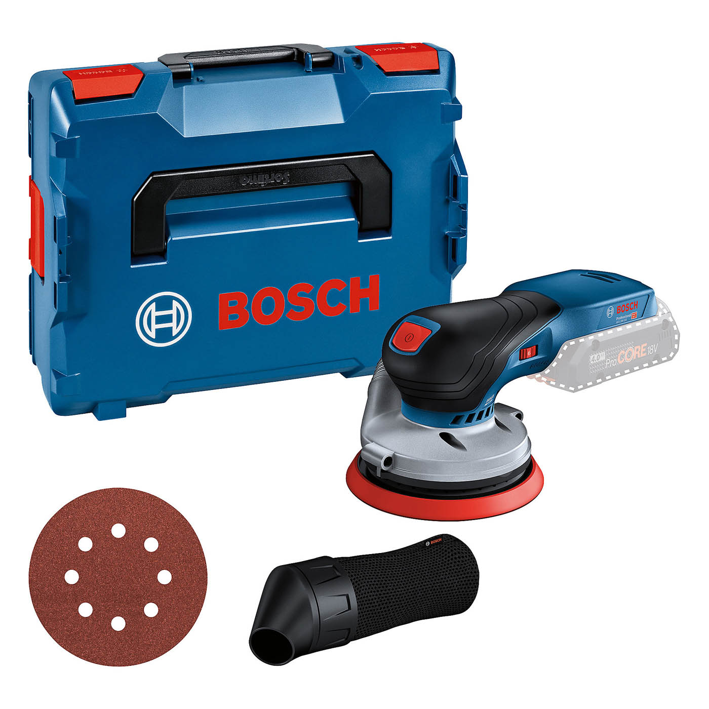 Bosch Random Orbital Sander GEX 18 V-125 Soft Grip Compact Powerful Body Only - Image 3