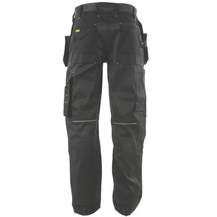 DeWalt Work Trousers Mens Slim Fit Charcoal Grey Multi Pockets Stretch 38"W 31"L - Image 3