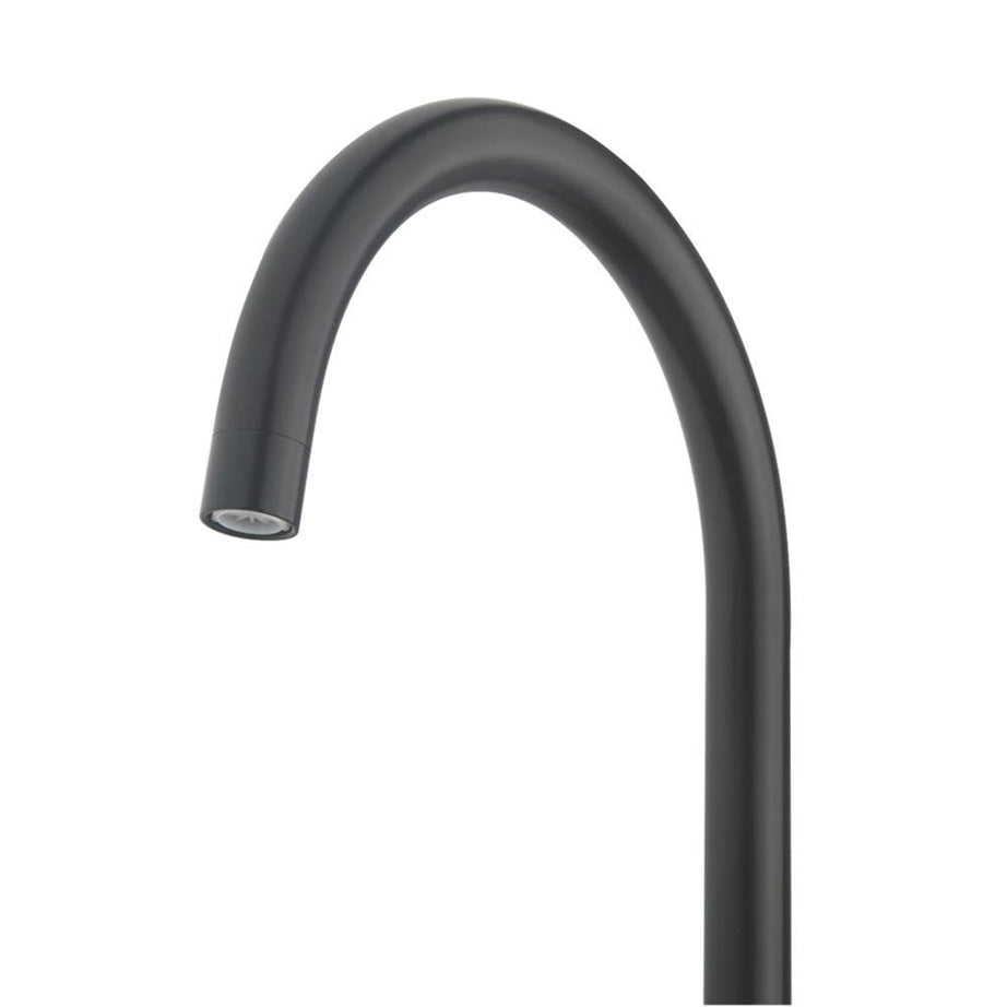 Kitchen Tap Mono Mixer Matt Black Single Lever Ceramic Cartridge Modern Faucet - Image 2