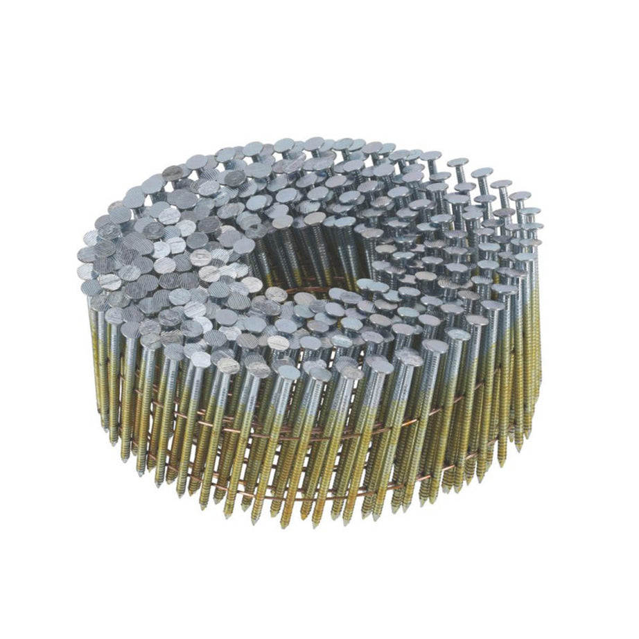 DEWALT Coil Nails Ring Shank Galvanised Compact Head 2.1mm x 50mm 2100 Pack - Image 1