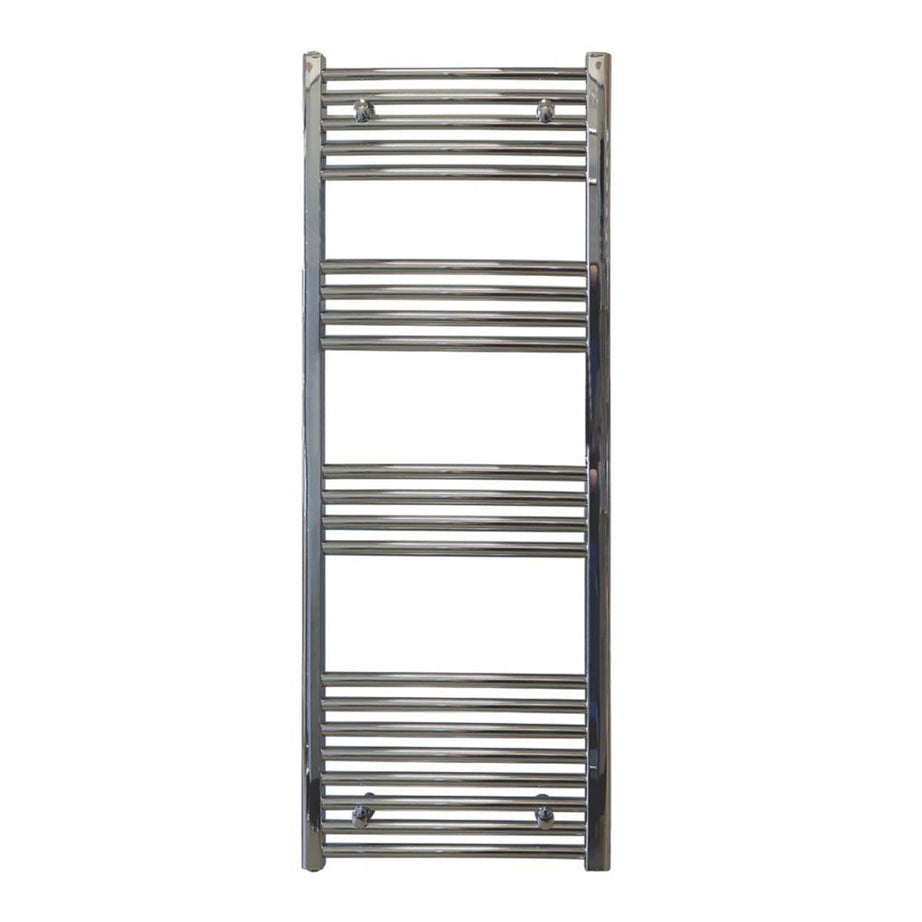 Towelrads Towel Rail Radiator Chrome Flat Bathroom Warmer Ladder H120xW60cm - Image 1