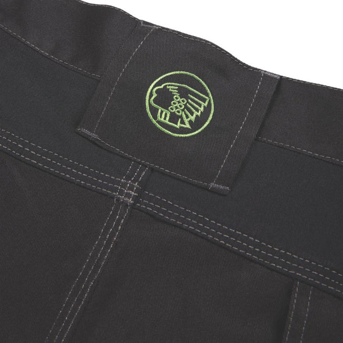 Apache Mens Work Trousers Black Breathable Pockets Zip Elastic Waist 36" W 29" L - Image 4