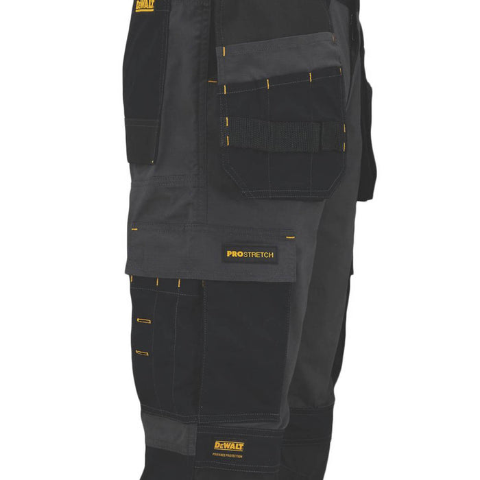 DeWalt Work Trousers Mens Slim Fit Black Breathable Multi Pockets 42"W 29"L - Image 4